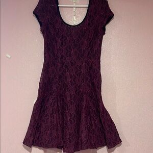 Victoria's Secret Purple Fit and Flare Mini Dress